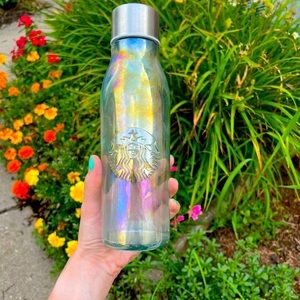 Starbucks glass water bottle